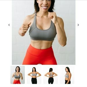 Zyia Gray Classic Mesh Bra